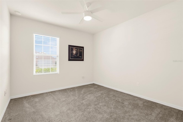 25525 Lambert Ln, Punta Gorda, FL 33950 - carpeted empty room with baseboards and a ceiling fan