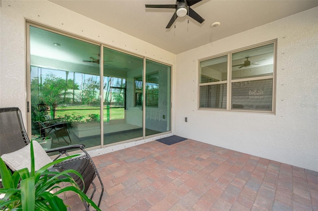 288 Soliera St, Nokomis, FL 34275 - view of patio with a ceiling fan