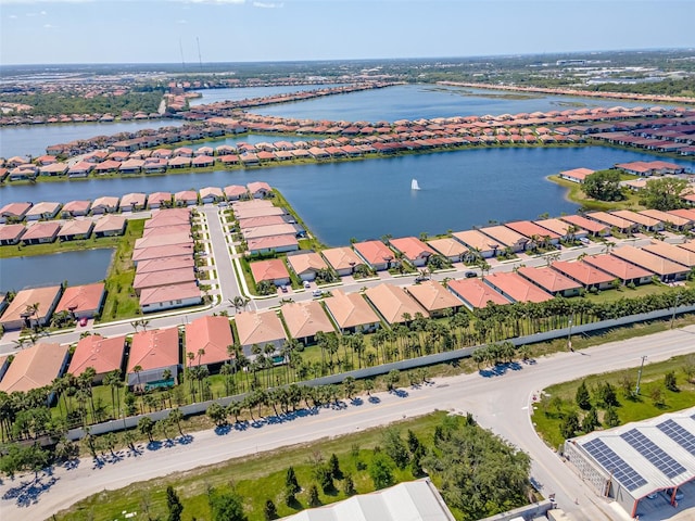 288 Soliera St, Nokomis, FL 34275 - bird's eye view with a water view and a residential view