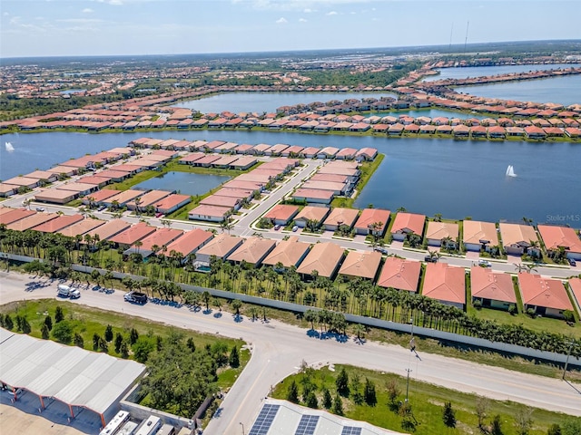 288 Soliera St, Nokomis, FL 34275 - bird's eye view with a water view and a residential view