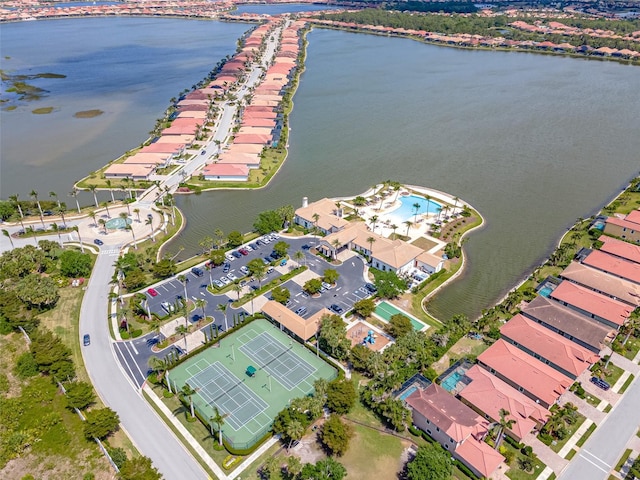 288 Soliera St, Nokomis, FL 34275 - drone / aerial view featuring a water view and a residential view