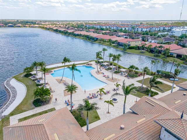 288 Soliera St, Nokomis, FL 34275 - aerial view with a water view and a residential view