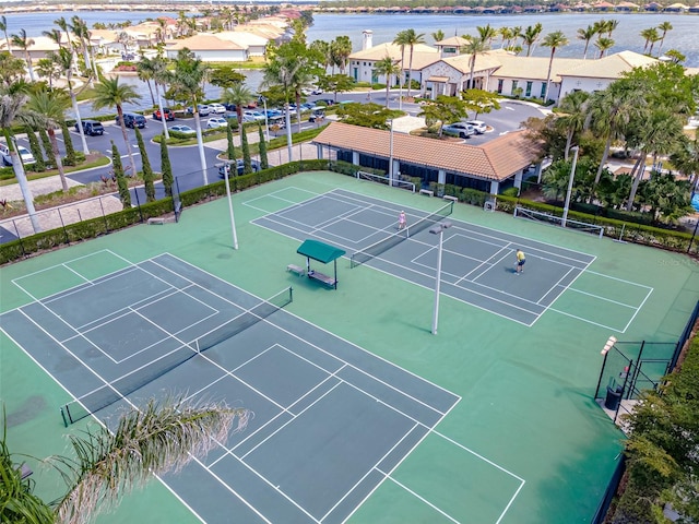 288 Soliera St, Nokomis, FL 34275 - view of sport court featuring fence and a residential view