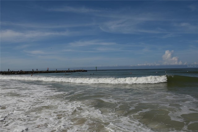 water view featuring a view of the beach