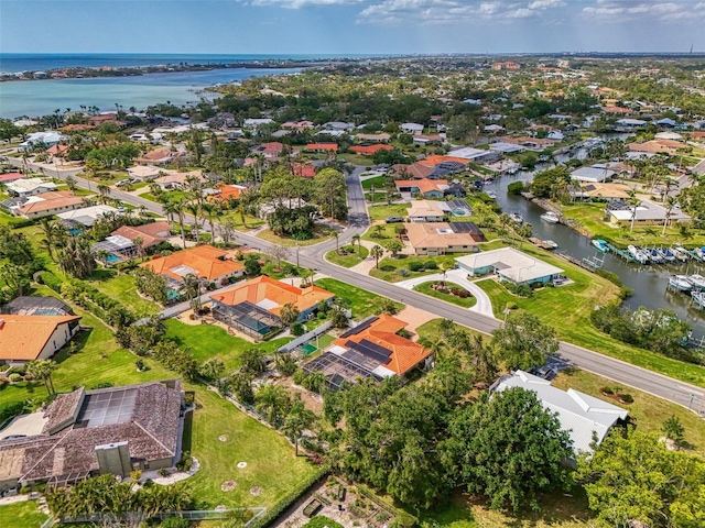 403 Picasso Dr, Nokomis, FL 34275 - birds eye view of property with a water view and a residential view