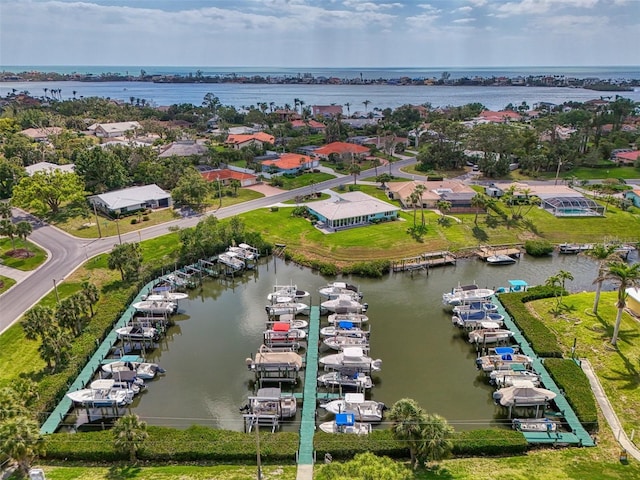 403 Picasso Dr, Nokomis, FL 34275 - bird's eye view with a water view