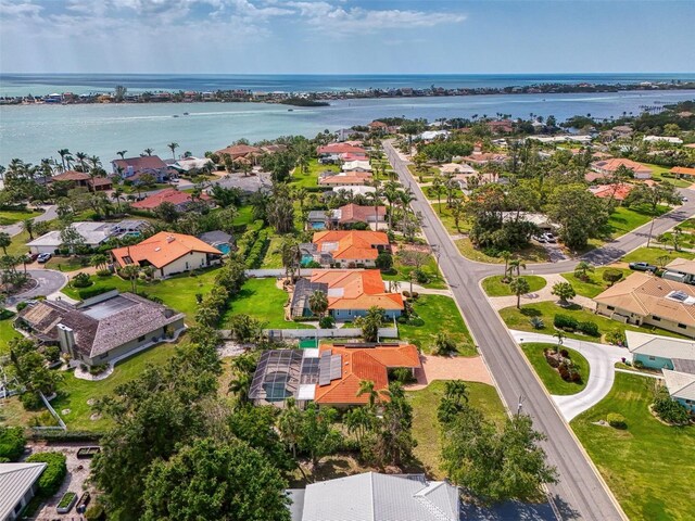 403 Picasso Dr, Nokomis, FL 34275 - drone / aerial view with a water view and a residential view