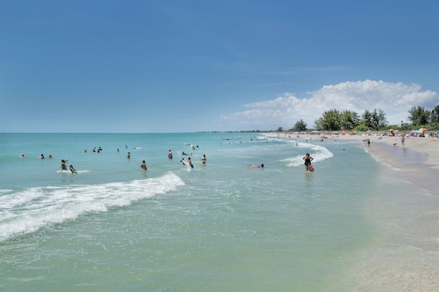 200 Sierra St S, Nokomis, FL 34275 - property view of water with a beach view