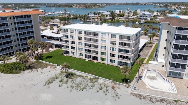 1100 Tarpon Center Dr Unit 102B, Venice, FL 34285 - bird's eye view of a large body of water and apartment complex