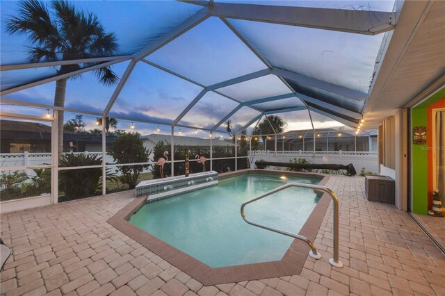 4305 Sandune Ave, North Port, FL 34287 - swimming pool featuring a patio area and a lanai