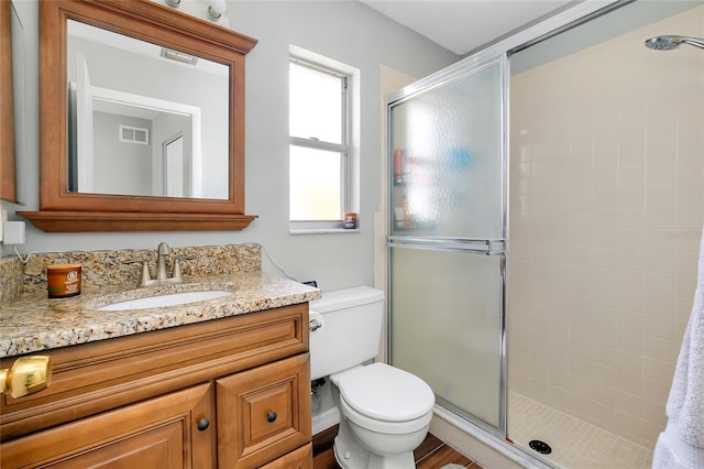 4068 Palau Dr, Sarasota, FL 34241 - full bath featuring a shower stall and vanity