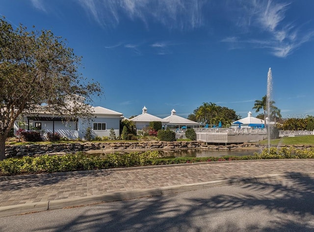 1625 Lancashire Dr, Venice, FL 34293 - exterior space featuring a water view