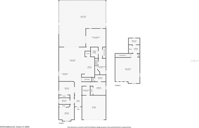 24193 Gallberry Dr, Venice, FL 34293 - plan