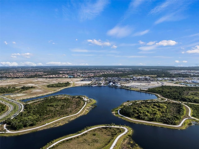 511 Porpoise Rd, Venice, FL 34293 - aerial view with a water view
