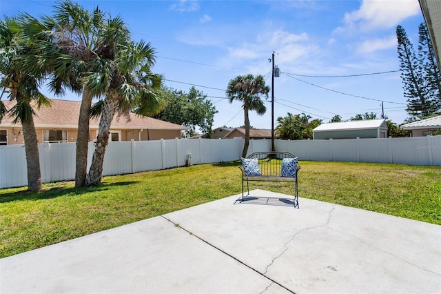 511 Porpoise Rd, Venice, FL 34293 - view of patio / terrace featuring a fenced backyard