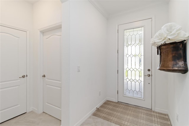 24153 Spartina Dr, Venice, FL 34293 - entrance foyer with baseboards and ornamental molding