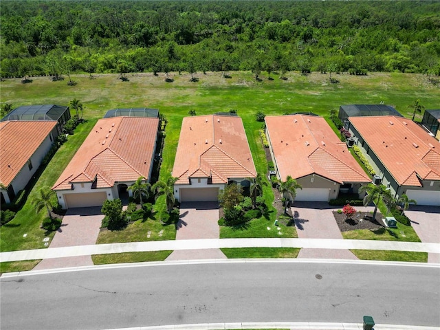 24153 Spartina Dr, Venice, FL 34293 - drone / aerial view with a forest view