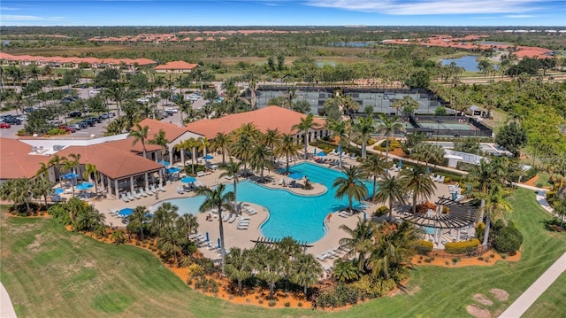 24153 Spartina Dr, Venice, FL 34293 - bird's eye view with a water view