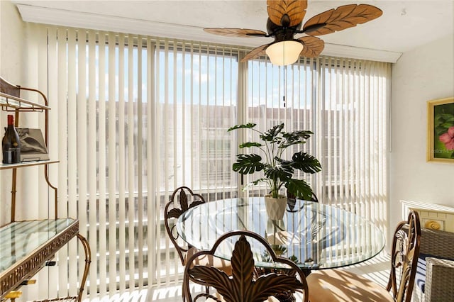 sunroom / solarium featuring a wealth of natural light