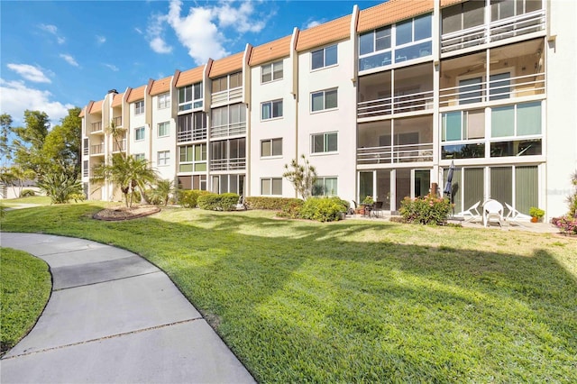 surrounding community featuring a yard