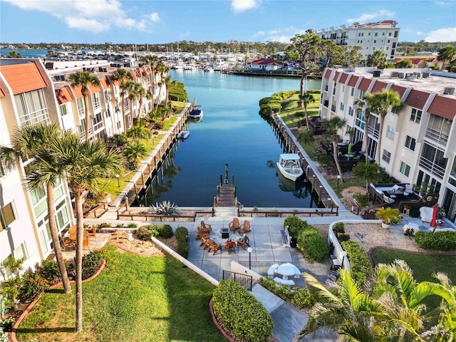 view of water feature