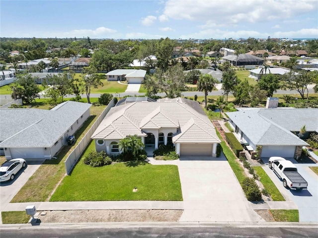 201 Bayside Ct, Nokomis, FL 34275 - drone / aerial view with a residential view