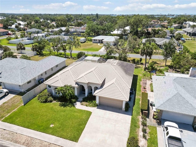 201 Bayside Ct, Nokomis, FL 34275 - drone / aerial view featuring a residential view