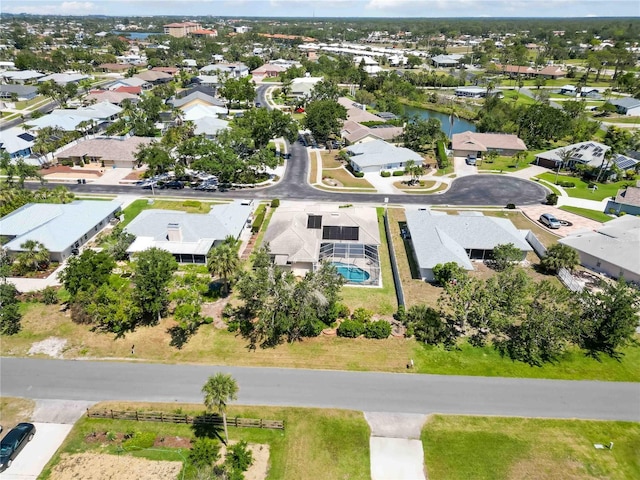 201 Bayside Ct, Nokomis, FL 34275 - bird's eye view with a residential view