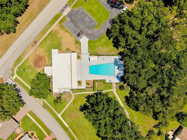 810 Anchorage Ln, Palm Harbor, FL 34685 - aerial view of a pool