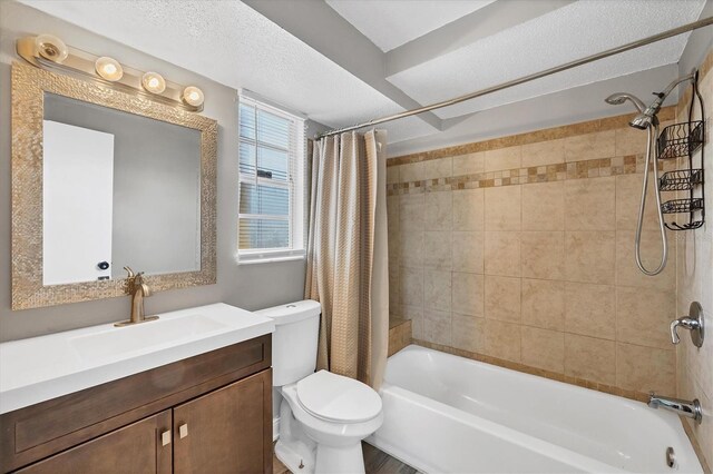 5755 Oxalis Rd, Venice, FL 34293 - full bathroom with vanity, toilet, and shower / bath combo