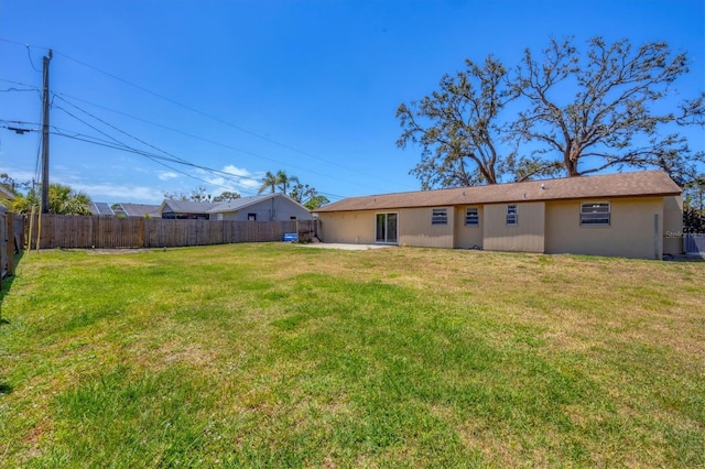 5755 Oxalis Rd, Venice, FL 34293 - view of yard with a fenced backyard