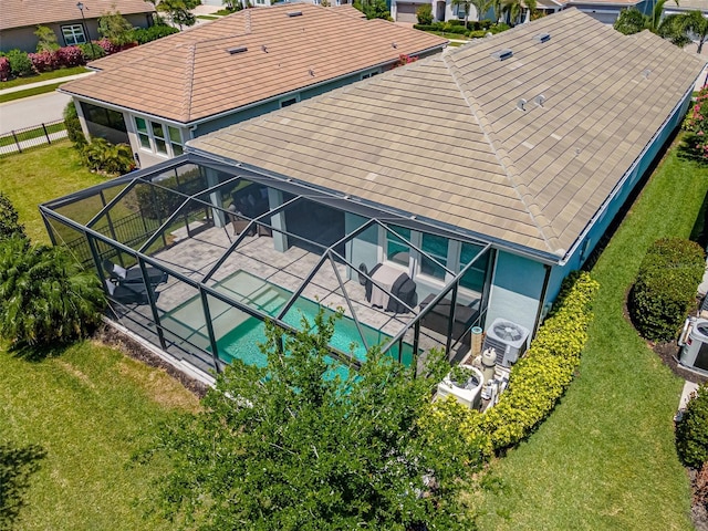drone / aerial view