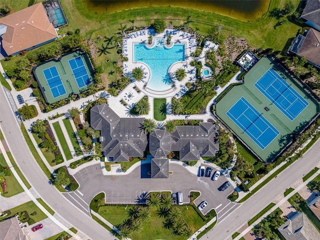 drone / aerial view
