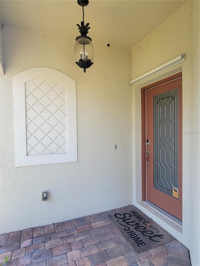 20188 Tesoro Dr, Venice, FL 34293 - entrance to property with stucco siding