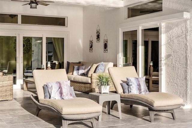 6824 283rd St E, Myakka City, FL 34251 - view of patio with french doors
