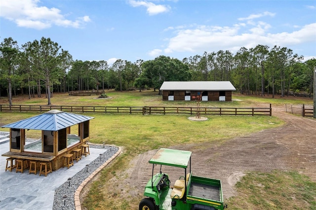 6824 283rd St E, Myakka City, FL 34251 - view of yard with an outdoor structure