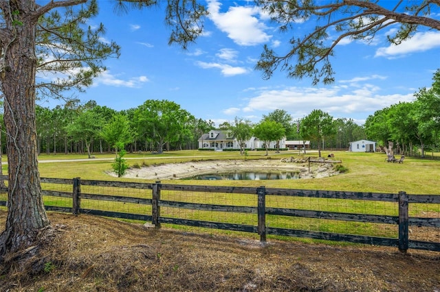 6824 283rd St E, Myakka City, FL 34251 - view of yard with a water view