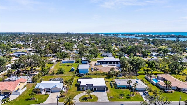 205 Cavallini Dr, Nokomis, FL 34275 - drone / aerial view featuring a residential view and a water view