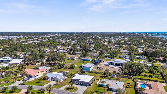 205 Cavallini Dr, Nokomis, FL 34275 - bird's eye view featuring a water view and a residential view
