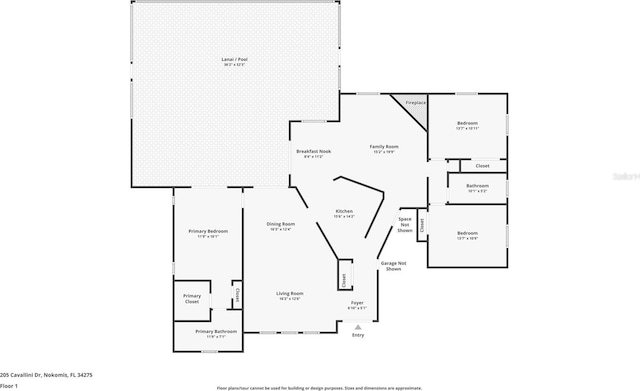 205 Cavallini Dr, Nokomis, FL 34275 - plan