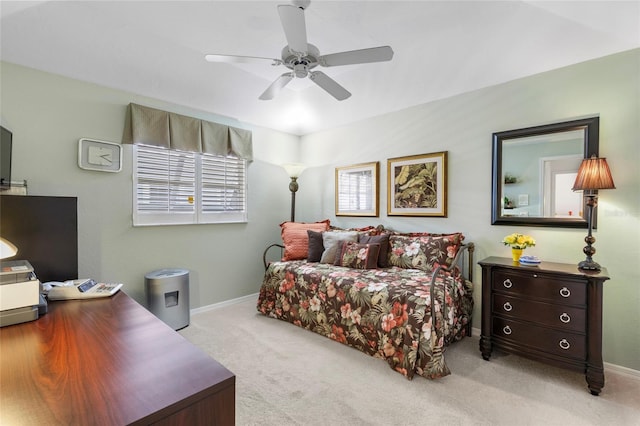 511 Governors Green Dr, Venice, FL 34293 - carpeted bedroom featuring baseboards and ceiling fan