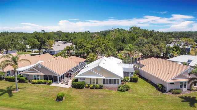 542 Clubside Cir Unit 20, Venice, FL 34293 - drone / aerial view featuring a residential view