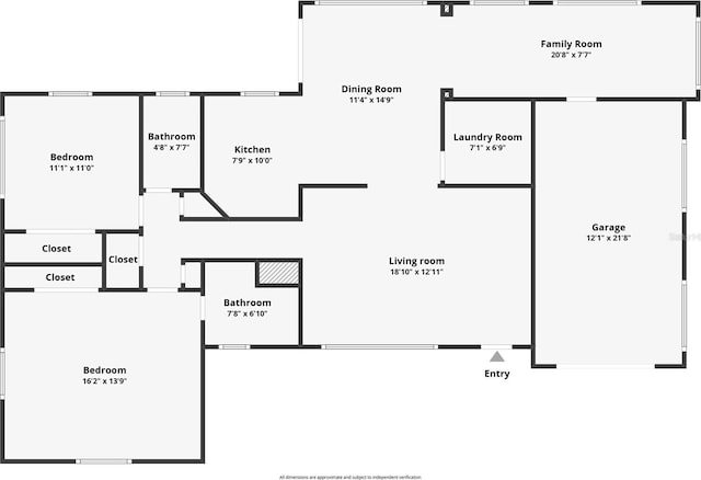 2108 Lee Ln, Sarasota, FL 34231 - floor plan / room layout