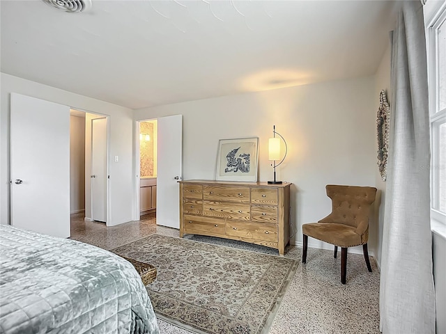 2108 Lee Ln, Sarasota, FL 34231 - bedroom featuring baseboards and speckled floor