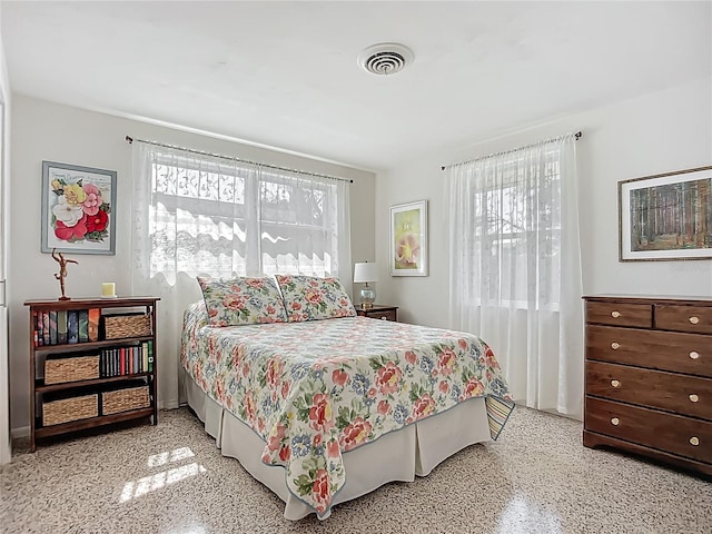 2108 Lee Ln, Sarasota, FL 34231 - bedroom with dark speckled floor