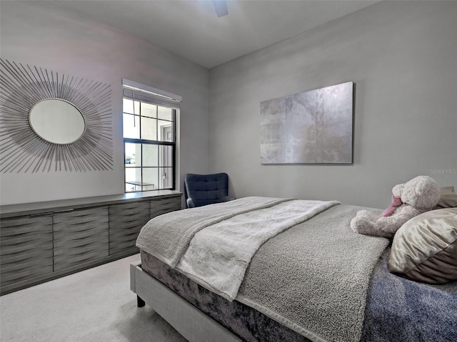 220 Sarezzo Cir, Nokomis, FL 34275 - carpeted bedroom featuring a ceiling fan