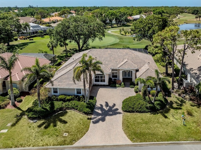 2022 Calusa Lakes Blvd, Nokomis, FL 34275 - bird's eye view with golf course view and a water view