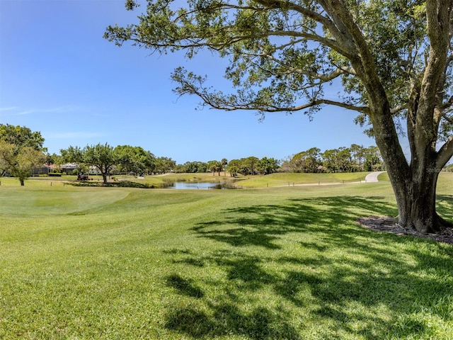 2022 Calusa Lakes Blvd, Nokomis, FL 34275 - view of yard featuring a water view and golf course view