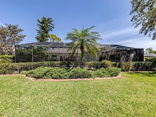 2022 Calusa Lakes Blvd, Nokomis, FL 34275 - view of yard with glass enclosure