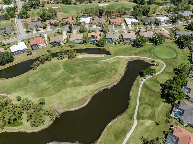 2022 Calusa Lakes Blvd, Nokomis, FL 34275 - drone / aerial view featuring a residential view and a water view